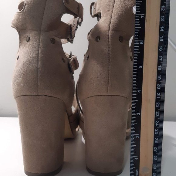 Strappy Suede Heels - Picture 2 of 2
